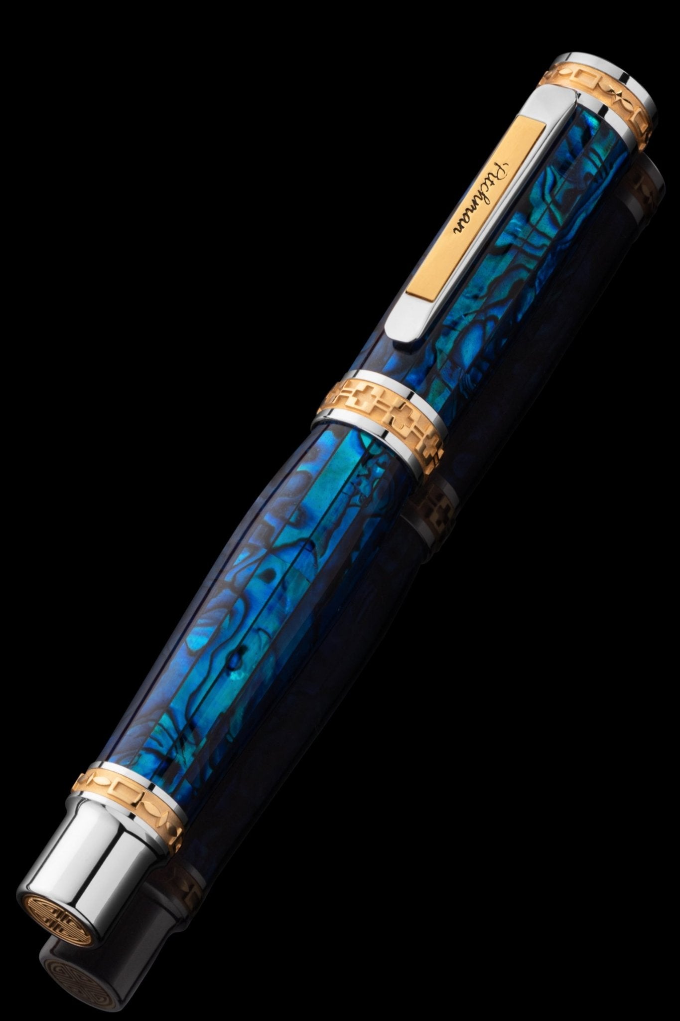 Best Rollerball Pen | Pitchman Closer Sapphire Rollerball Pen - Large Rollerball Pen