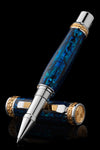 Closer LUXE Sapphire Abalone Shell Rollerball Pen