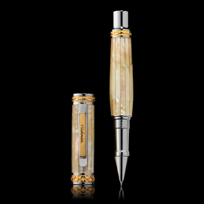 Corporate Luxury Gifts - Closer LUXE Rollerball Pen White