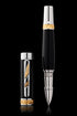 Pitchman Rainmaker Black Rollerball Pen - Luxury executive pen for men and woman. Nice pen for corporate gifting. 