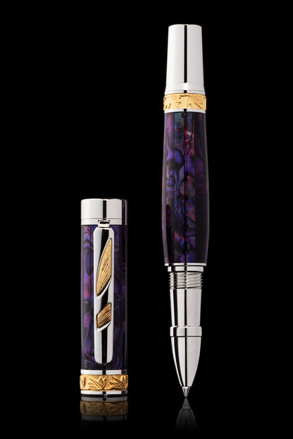 Luxury Pen | Pitchman Rainmaker Purple Rollerball Pen