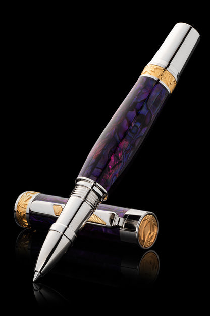 Purple Pen | Pitchman Rainmaker Rollerball Pen