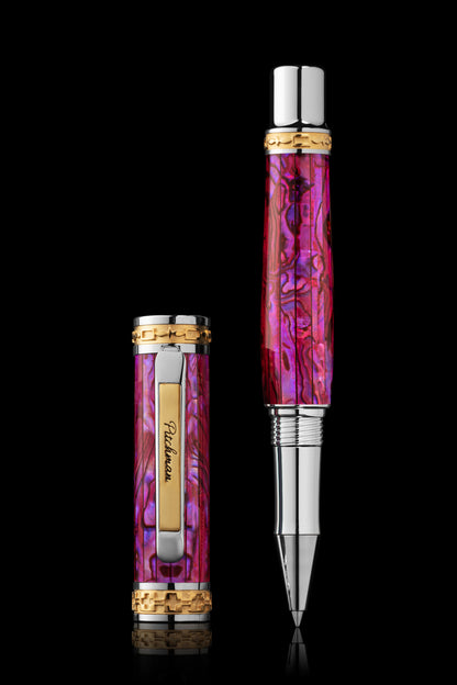 Closer LUXE Pink Abalone Shell Rollerball Pen