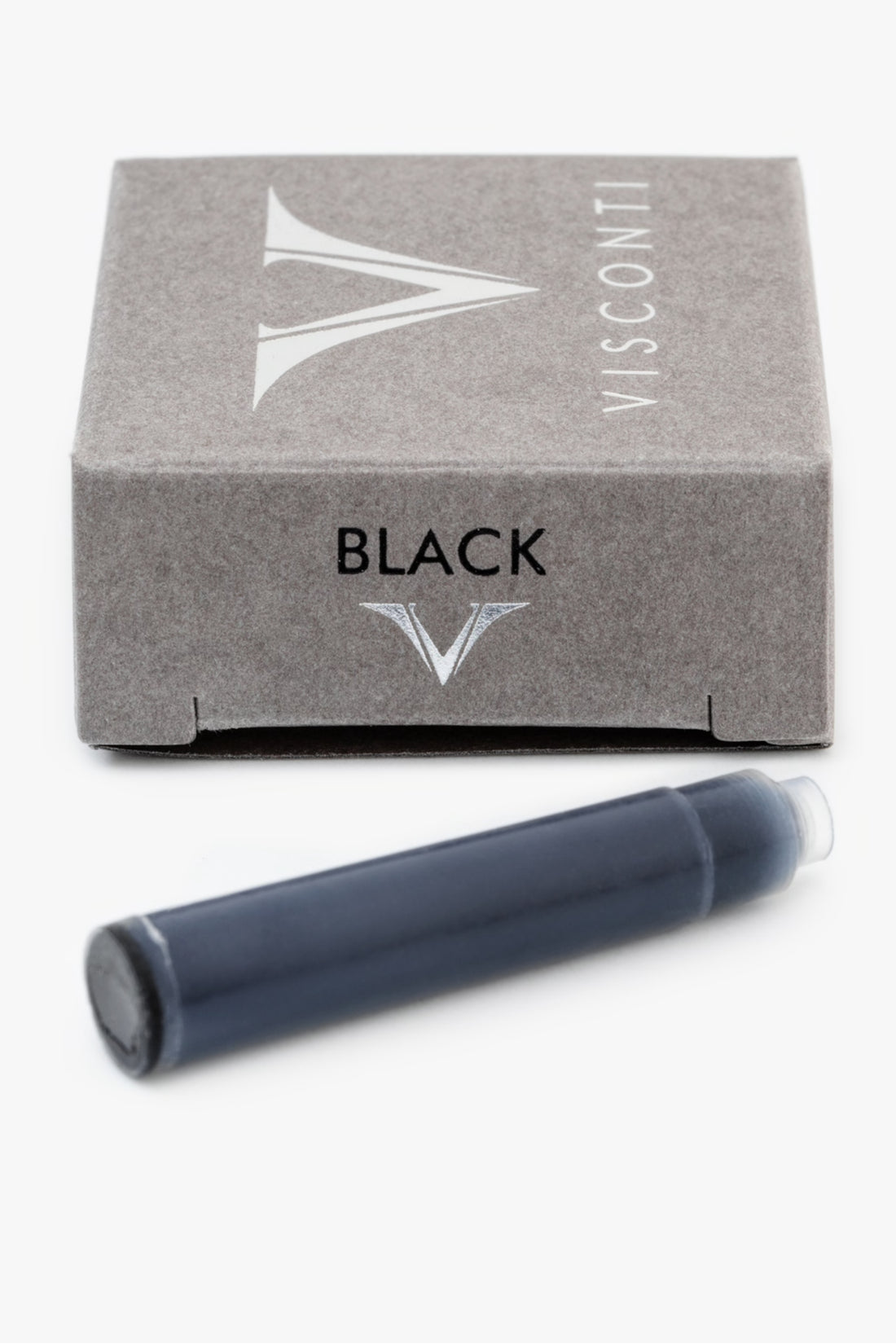 Visconti Black Ink Cartridges. Standard International Short - box of 10