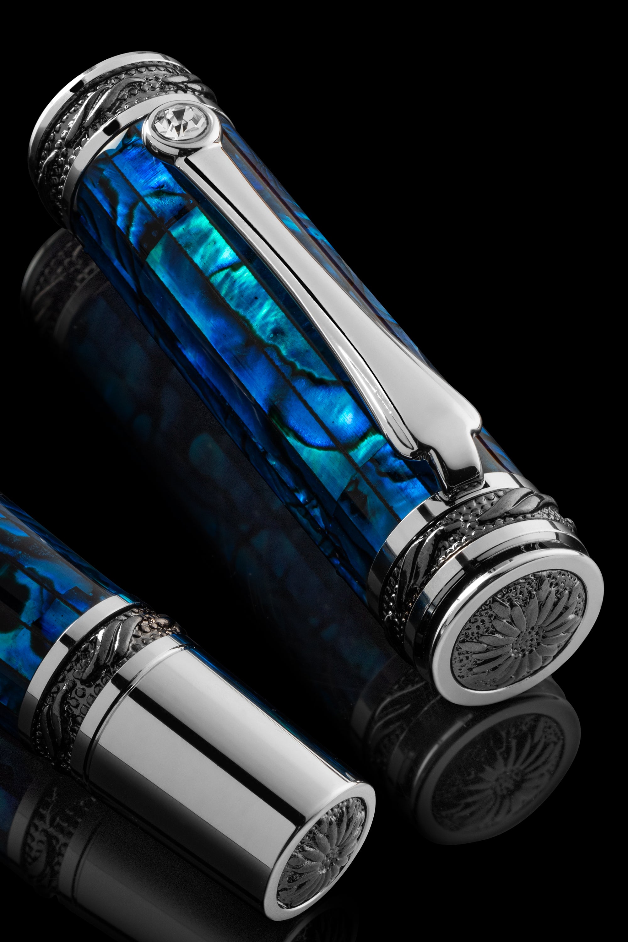 Tycoon Lustrous Sapphire Rollerball Pen