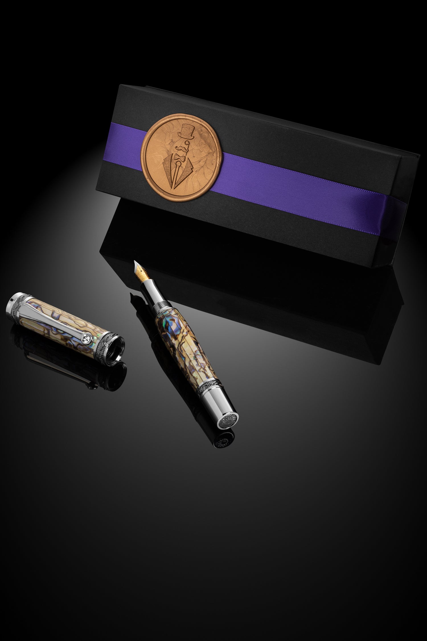Premium Gift Wrapping | Pitchman Tycoon Tan Fountain Pen