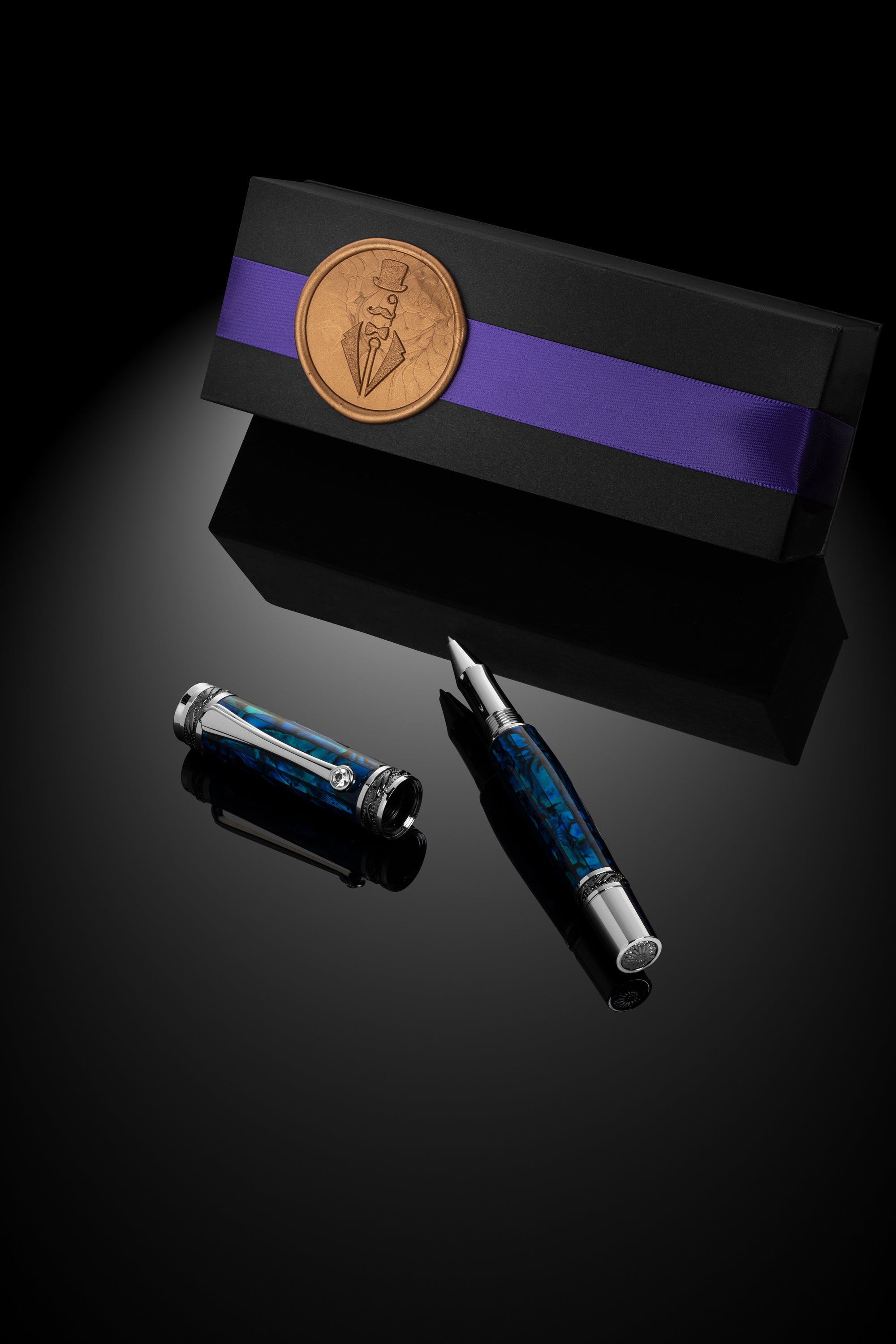 Tycoon Lustrous Sapphire Rollerball Pen