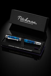 Pitchman Tycoon Sapphire Pen | High Luxury Mens Pen