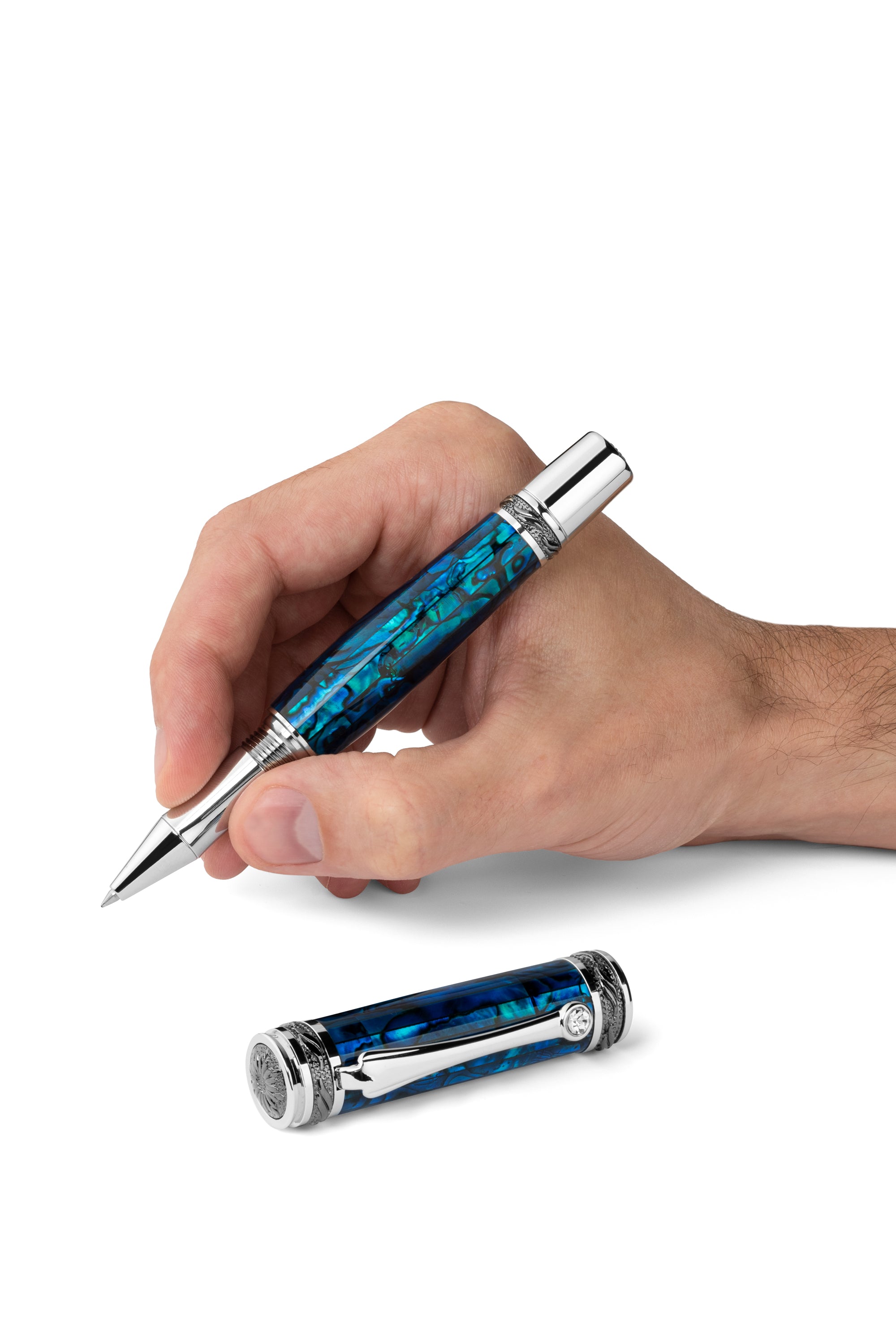 Pitchman - Closer Sapphire Fountain Pen - Luxury Gifts For Men - Fountain  Pens – Pitchman®