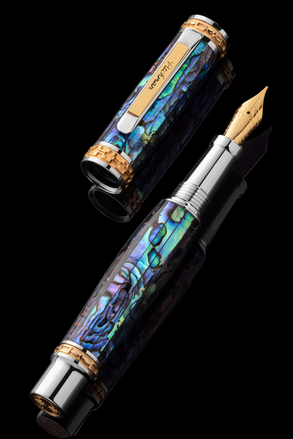 The Closer - Blue Abalone Shell Fountain Pen | Pitchman®