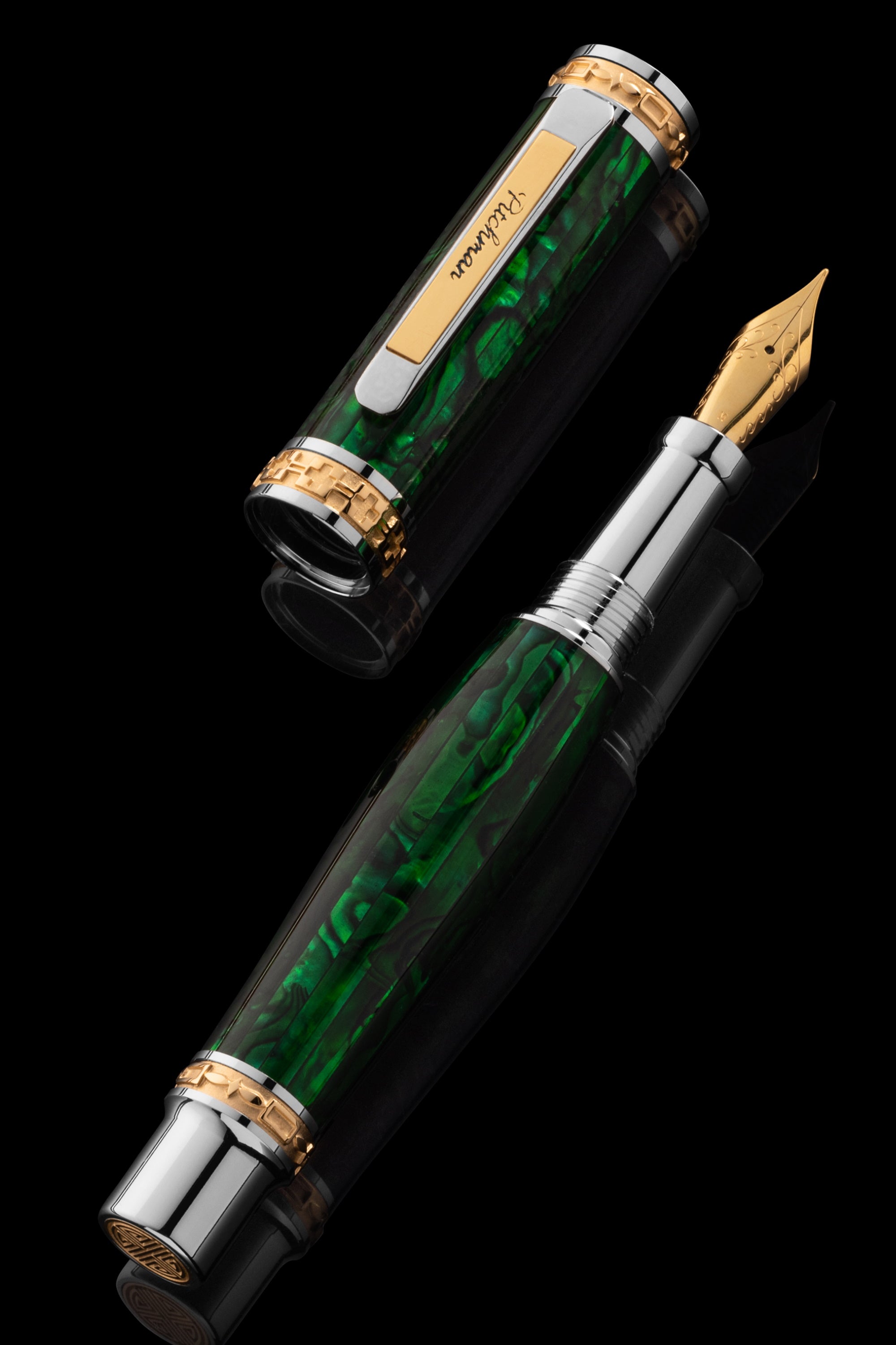 Pitchman Closer™ Emerald Fountain Pen - Nice Pen For Men