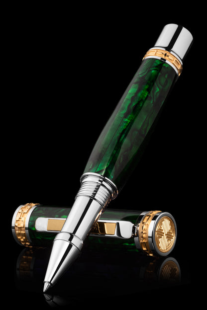 Pitchman Closer™ Emerald Rollerball Pen - Luxury Pen
