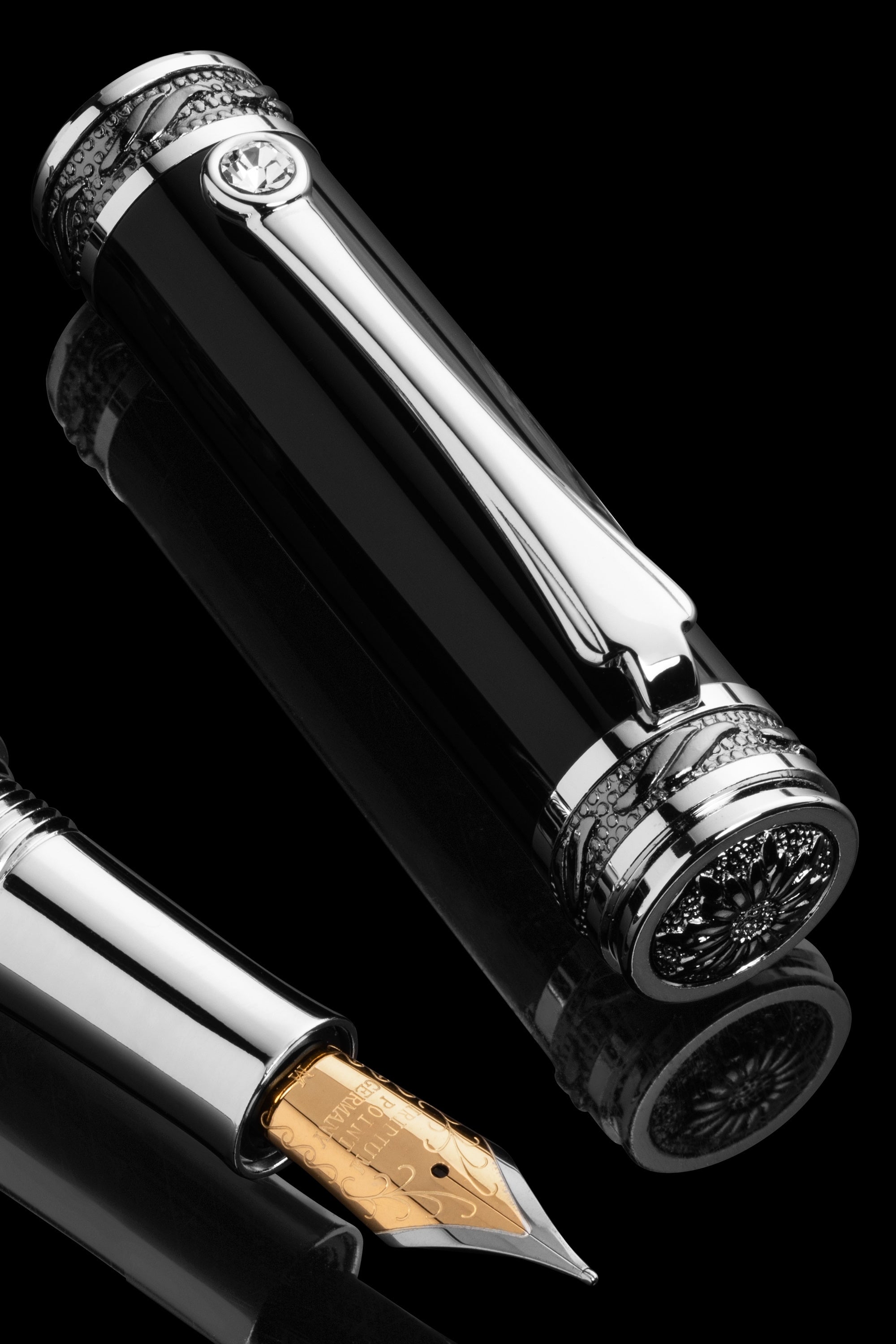 Pitchman Tycoon Black Fountain Pen - Deal Closing Pen