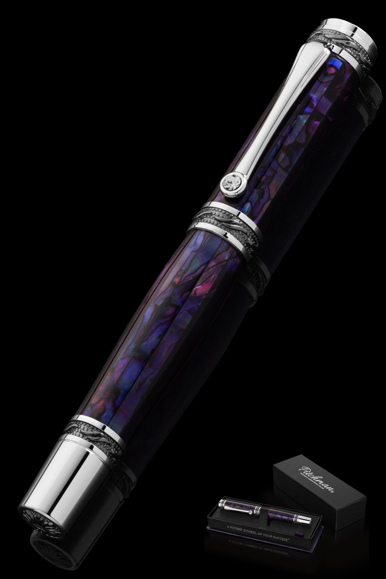 Luxury Pen | Pitchman Tycoon Purple Rollerball Pen