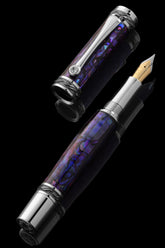 Pitchman Tycoon Purple Fountain Pen - A faithful deal closing pen for men