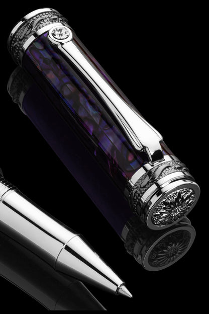 Pitchman - Tycoon Purple Rollerball Pen - Fancy Pen for Men - Luxury Pen –  Pitchman®