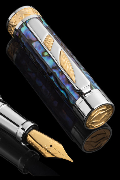 Expensive Pen | Pitchman Rainmaker Blue Fountain Pen