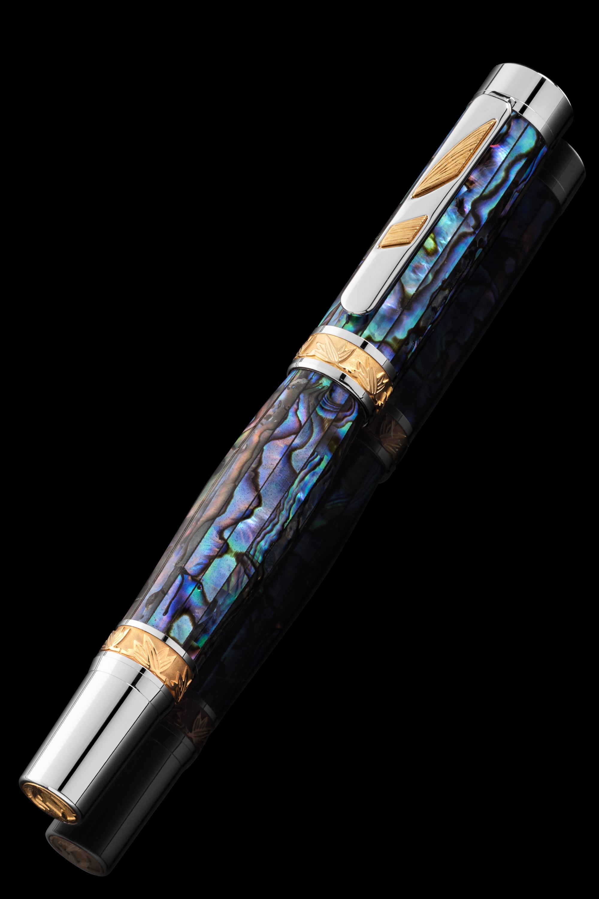 Rainmaker Blue Abalone Shell Fountain Pen