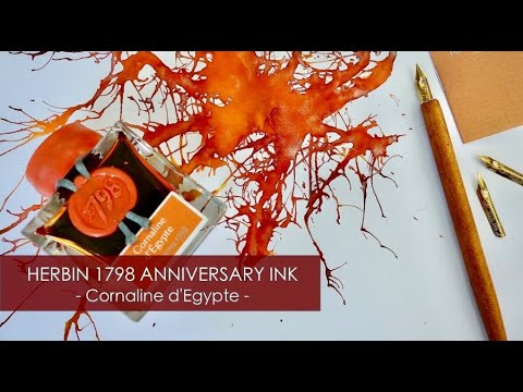J. Herbin 1798 Fountain Pen Ink - Cornaline d&
