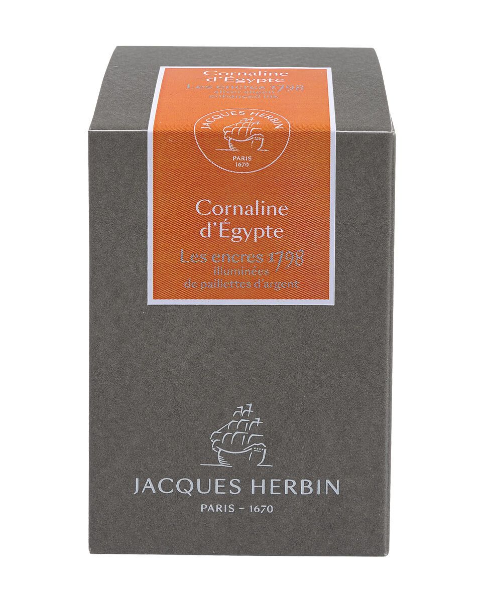 J. Herbin 1798 Fountain Pen Ink - Cornaline d'Egypte - 50 ml. Bottle