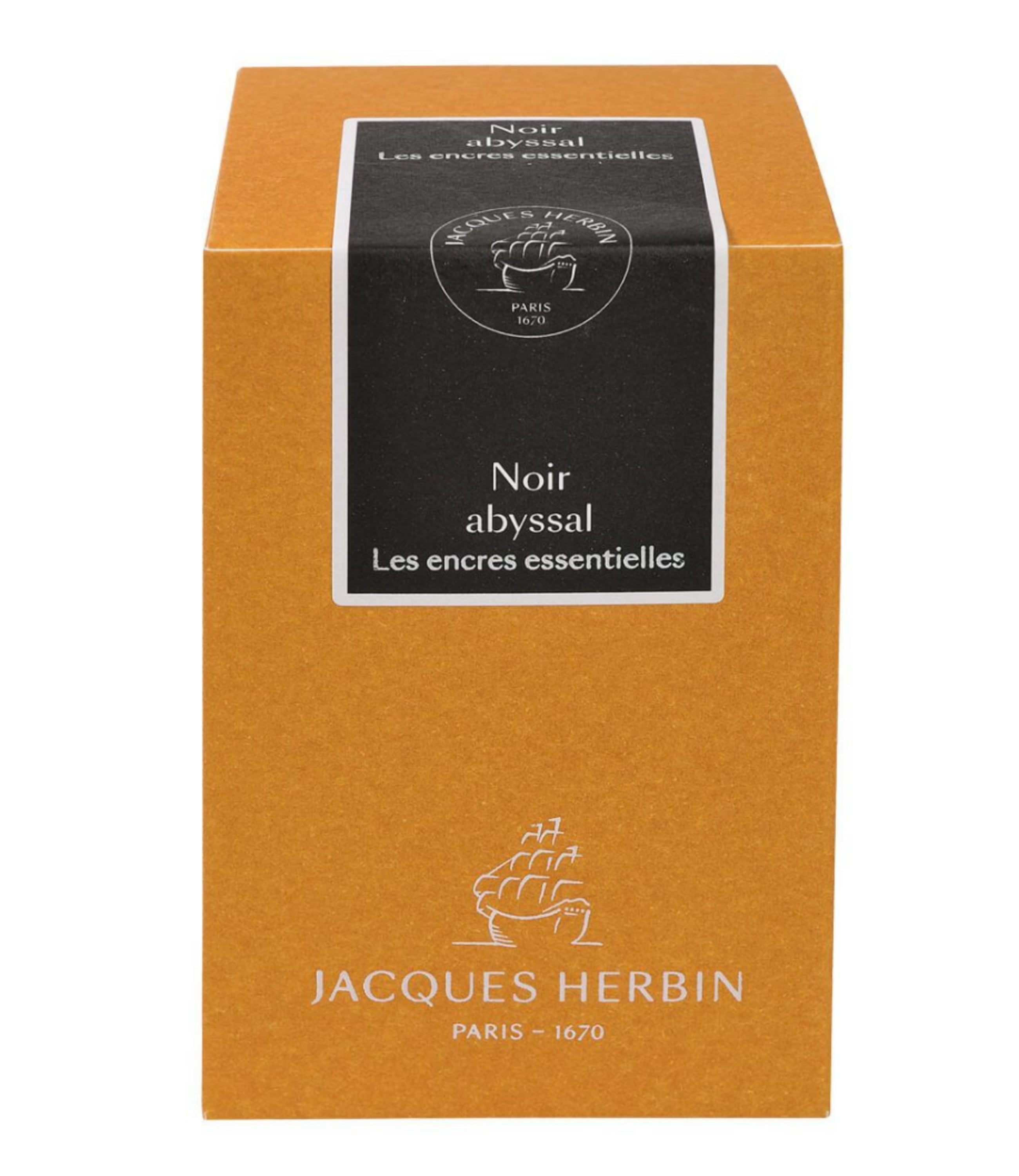 Jacques Herbin Noir Abyssal (Black) - 50ml Bottled Ink